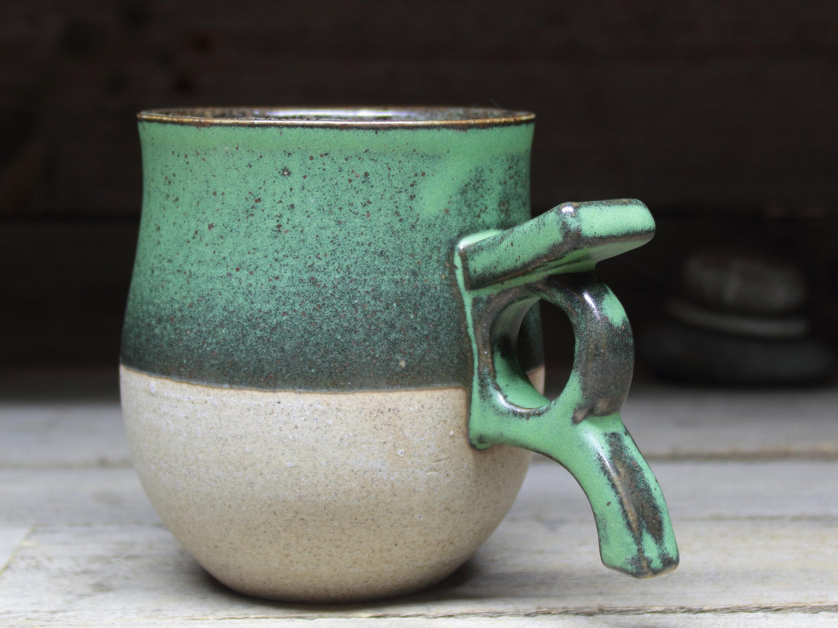 Viking Mug - Personalized tall Swedish Viking mug, 17oz/500mL. Pottery mug, inspired by