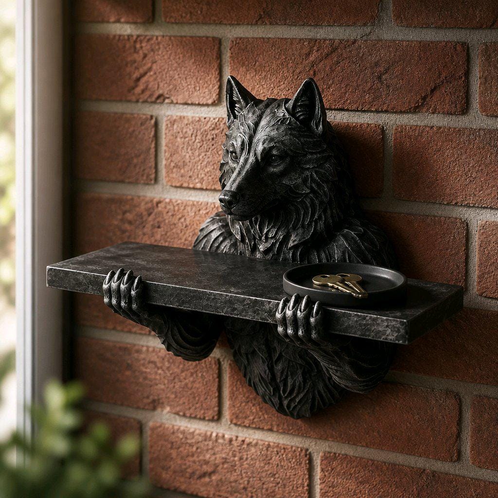 Viking Home Decor - Viking Guardian Wall Shelf stunning display shelf