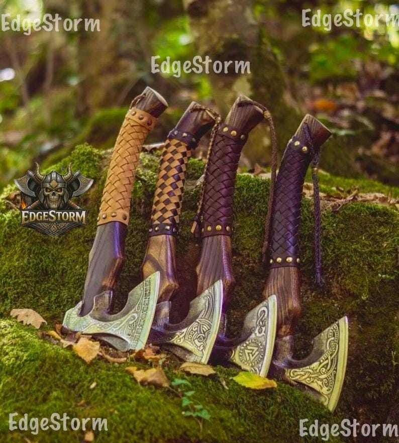 Viking Weapon Replica - Handmade Viking Axe, Norse Battle Axe, Viking Gift for Men, Medieval Decor