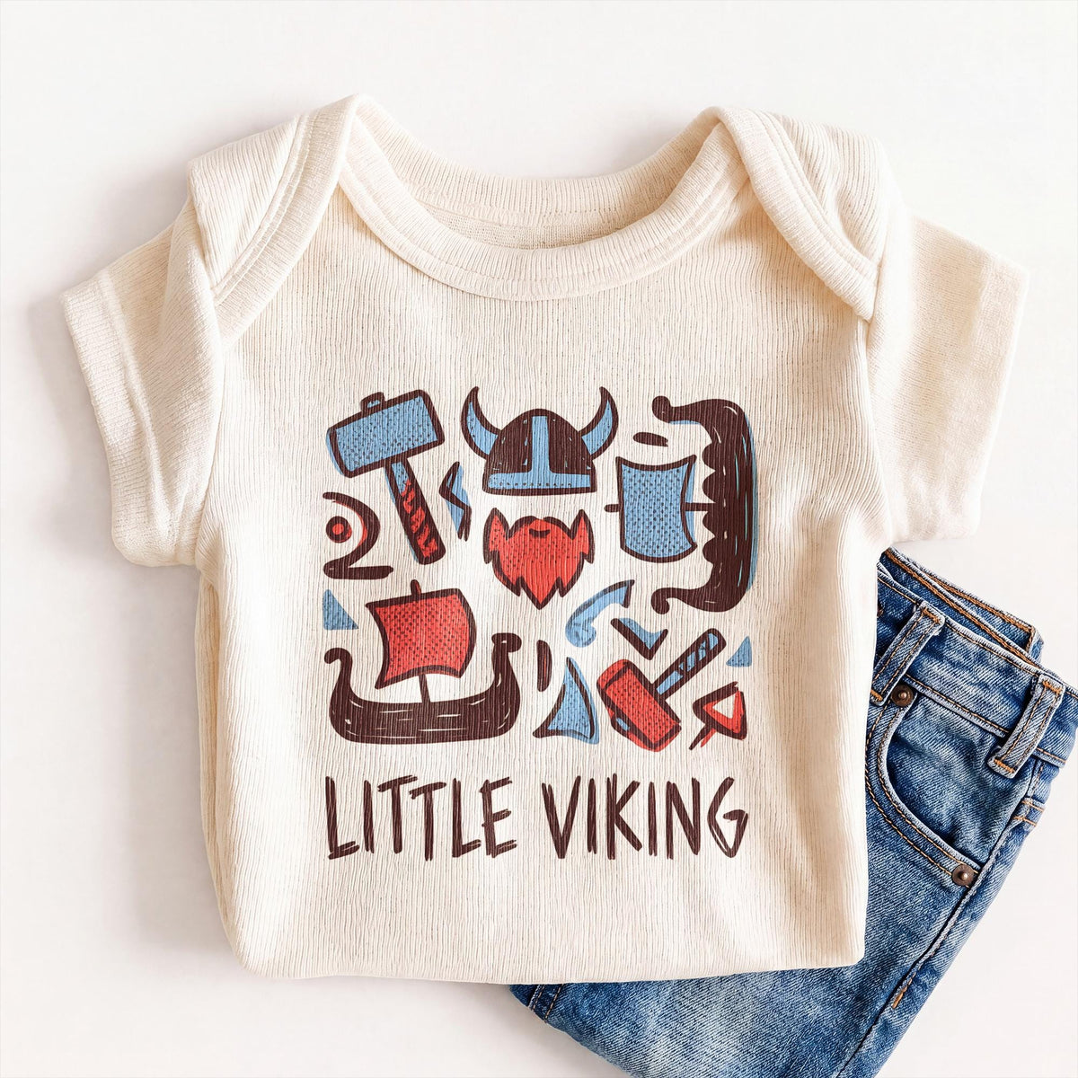 Viking Rune Blanket - Norse Protection Rune Baby Blanket, Viking Nursery Gift