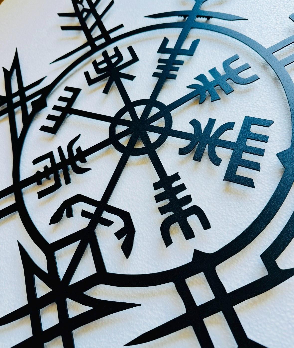 Viking Blanket - Norse Protection Symbol, Scandinavian Wall Hanging, Viking Decor