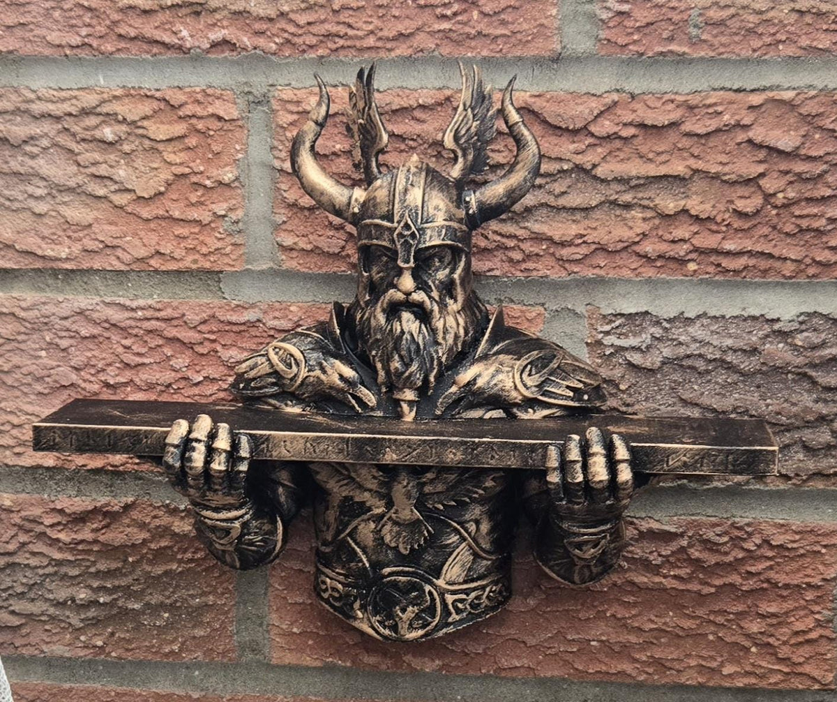 Viking Home Decor - Viking Guardian Wall Shelf stunning display shelf