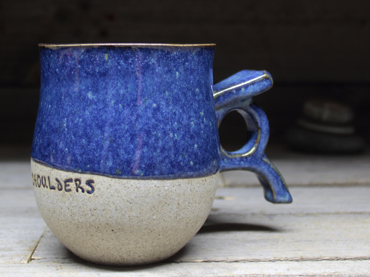 Viking Mug - Personalized tall Swedish Viking mug, 17oz/500mL. Pottery mug, inspired by