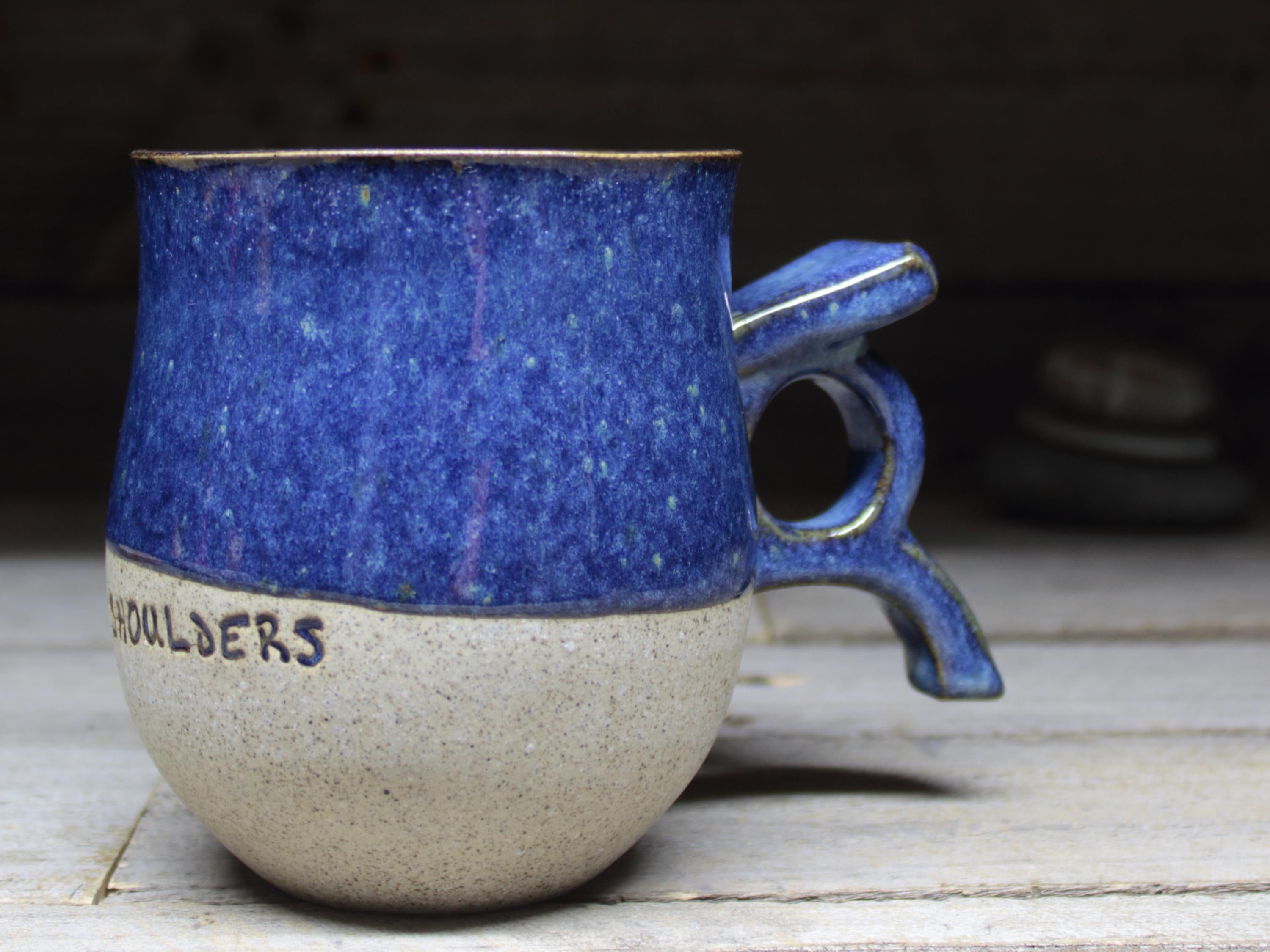 Viking Mug - Personalized tall Swedish Viking mug, 17oz/500mL. Pottery mug, inspired by