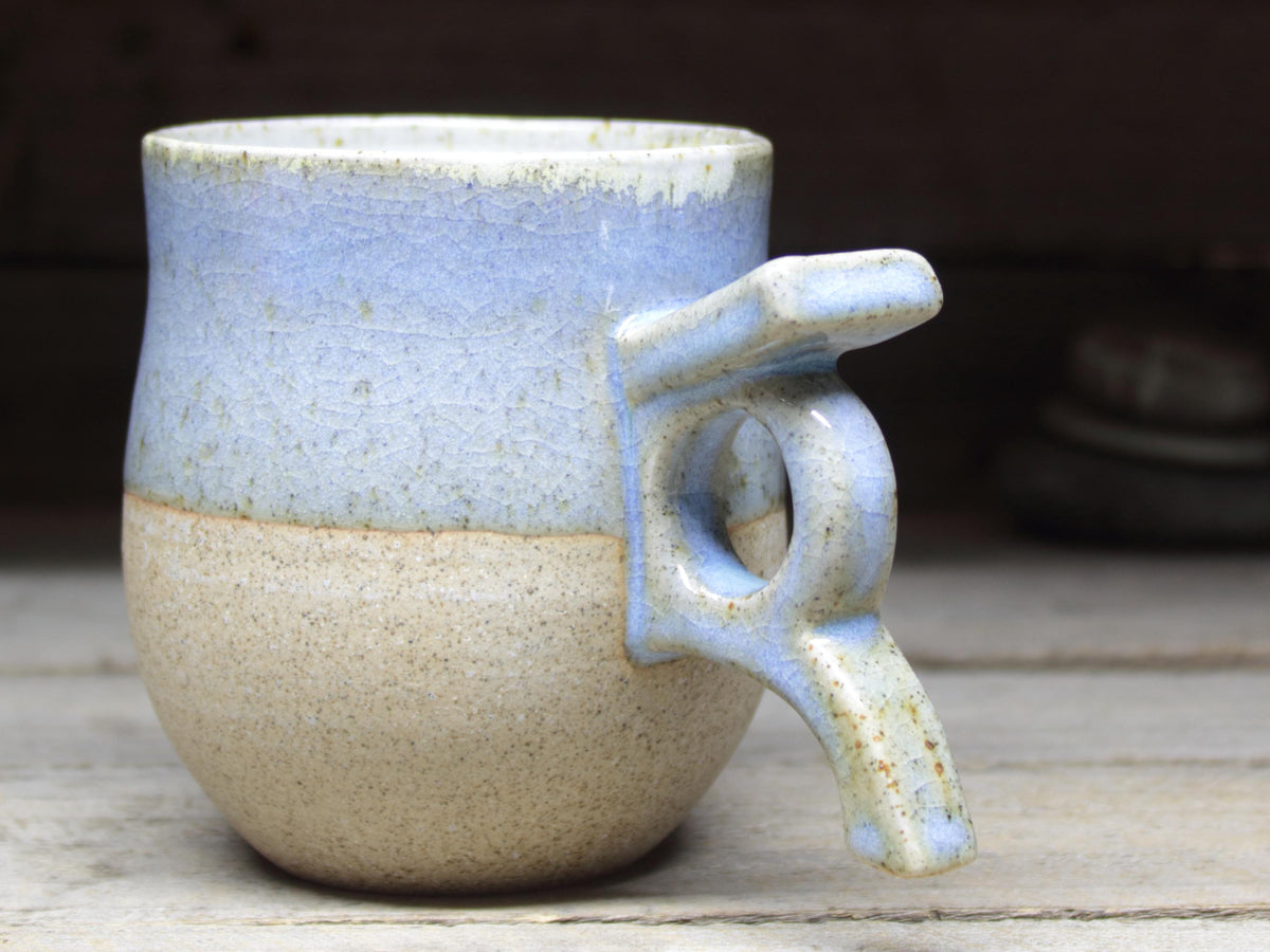 Viking Mug - Personalized tall Swedish Viking mug, 17oz/500mL. Pottery mug, inspired by