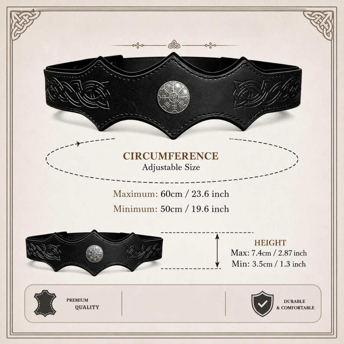 Viking Costume & LARP - Renaissance Fair Belt Pouch Set Viking Bracer Medieval Costume Accessories
