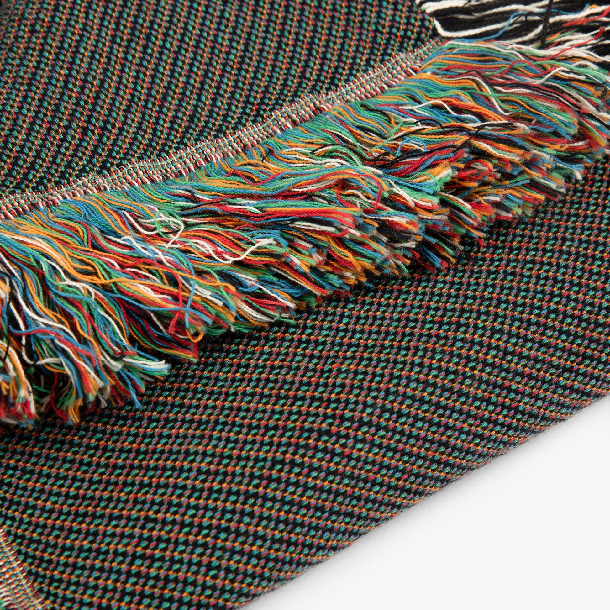 Viking Odin Blanket - Viking Odin Woven Blanket, Norse Mythology Throw, Raven and Wolf Tapestry