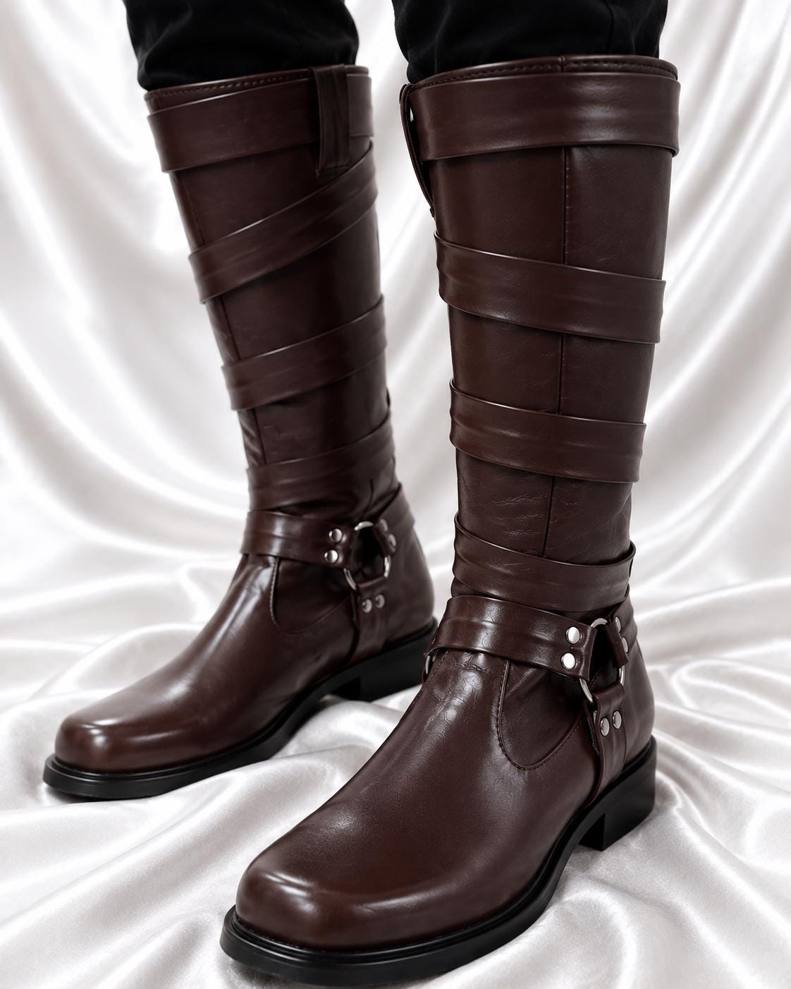 Viking Boots - Handmade Viking Oseberg Leather Boots, Brown Norse Medieval Faire Shoes, LARP Costume