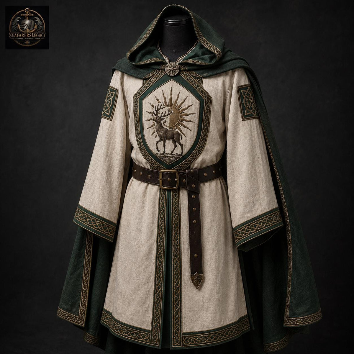 Viking Jacket - Handmade Warrior Medieval Leather Coat, Unisex Ranger Combat Quilted Viking Cosplay