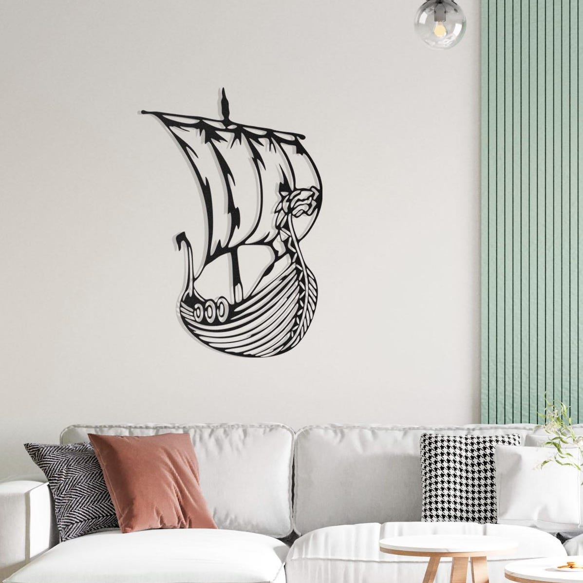 Viking Blanket - Viking Ship Wall Art, Nordic Ship Wall Art, Viking Ship Wall Decor, Viking Ship