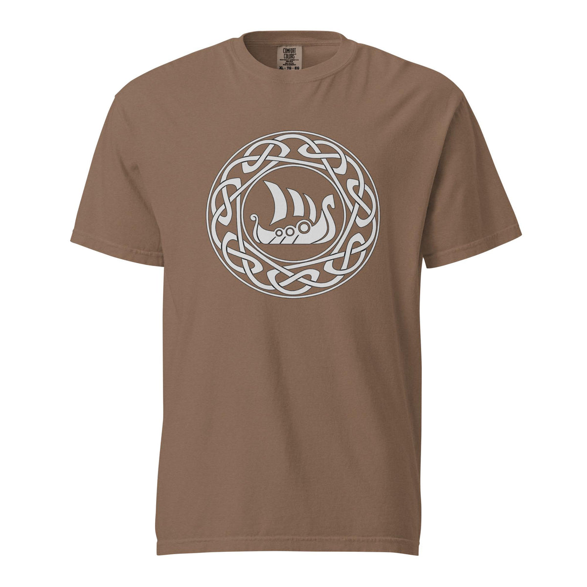 Viking Longship T-Shirt - Viking Longship Shirt, Norse Viking Ship, Celtic Knot Mythology Tee