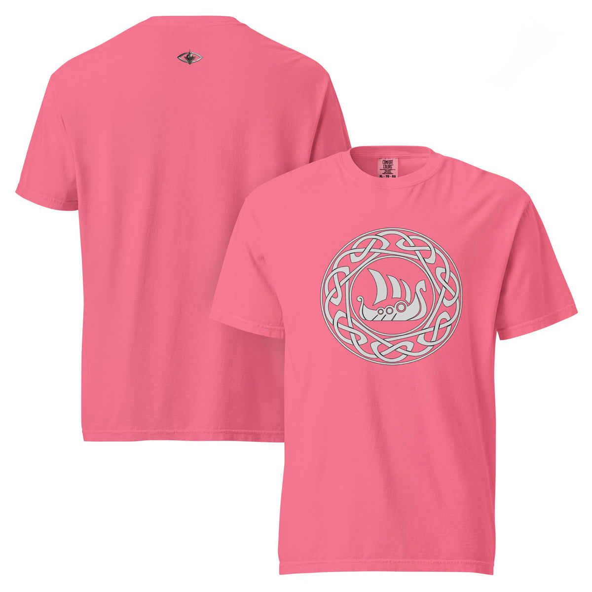 Viking Longship T-Shirt - Viking Longship Shirt, Norse Viking Ship, Celtic Knot Mythology Tee