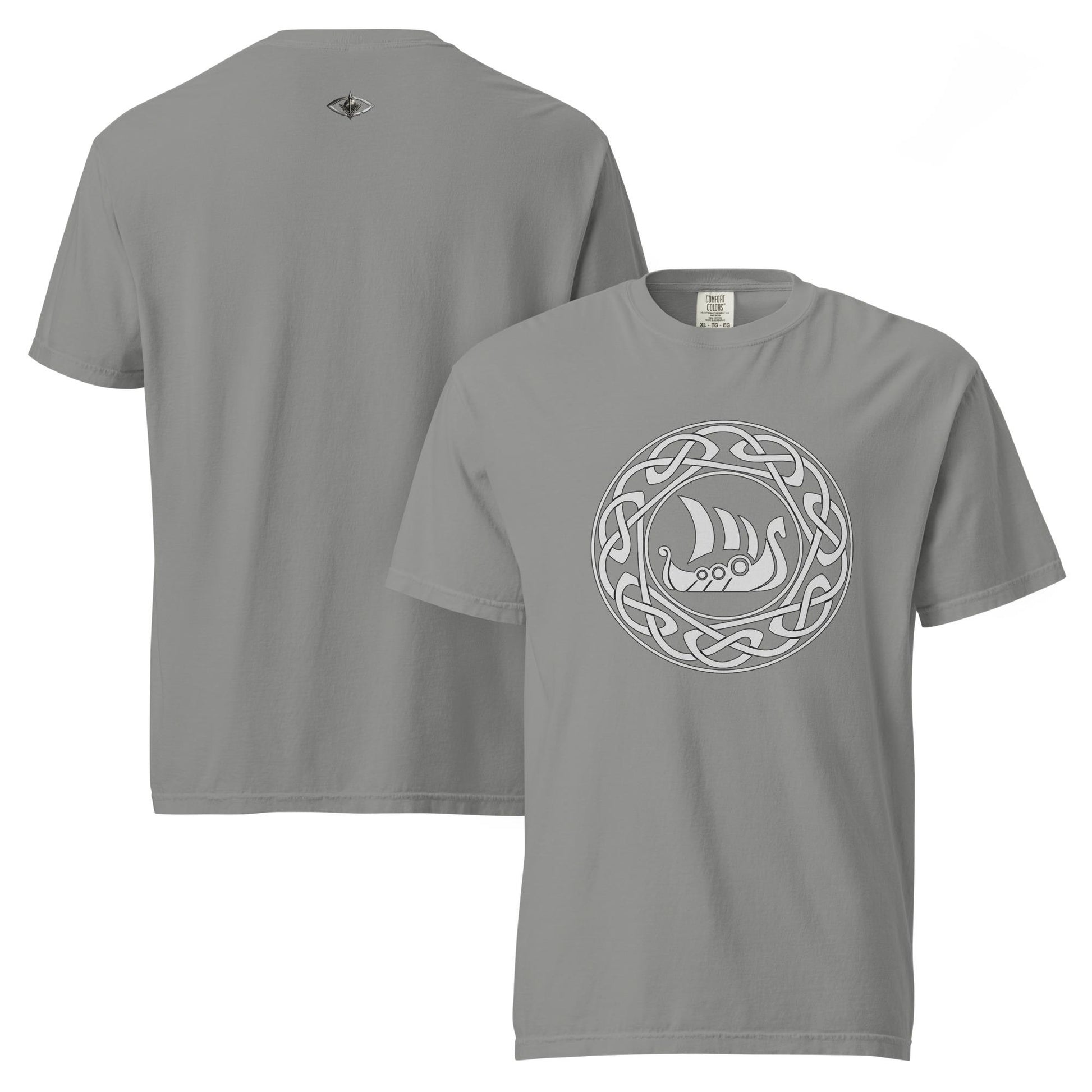 Viking Longship T-Shirt - Viking Longship Shirt, Norse Viking Ship, Celtic Knot Mythology Tee
