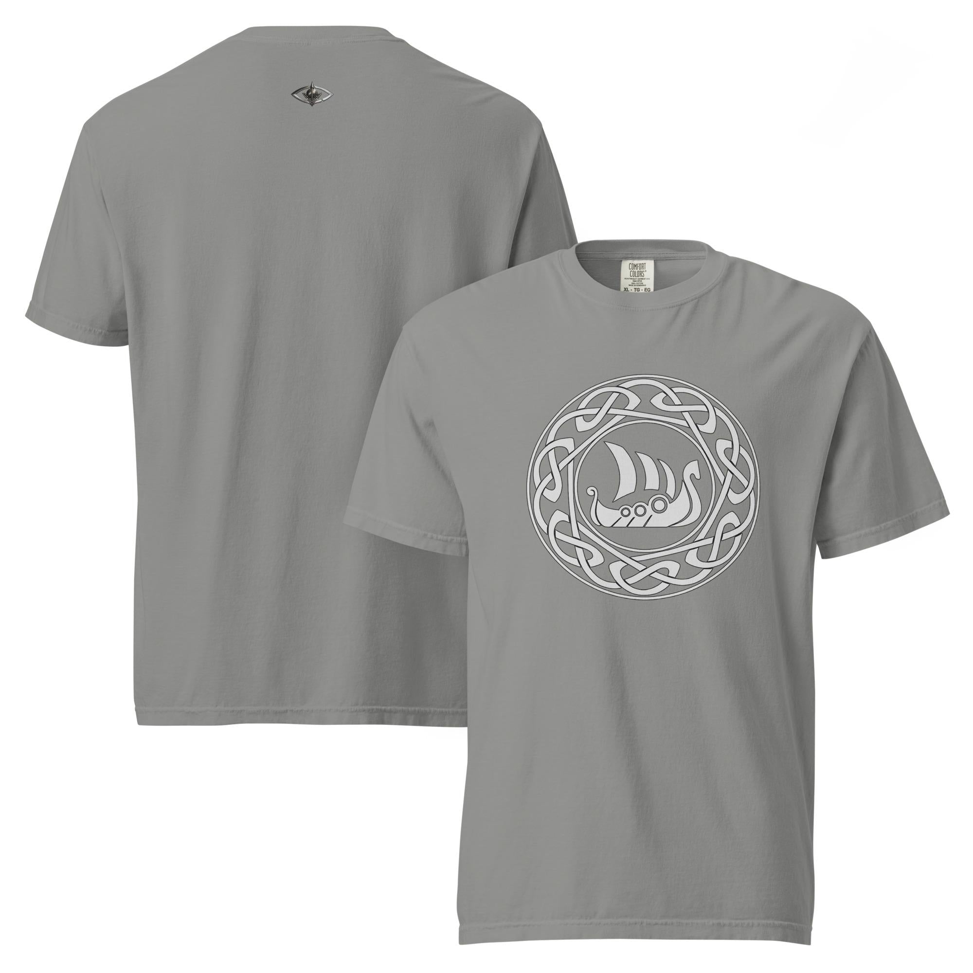 Viking Longship T-Shirt - Viking Longship Shirt, Norse Viking Ship, Celtic Knot Mythology Tee