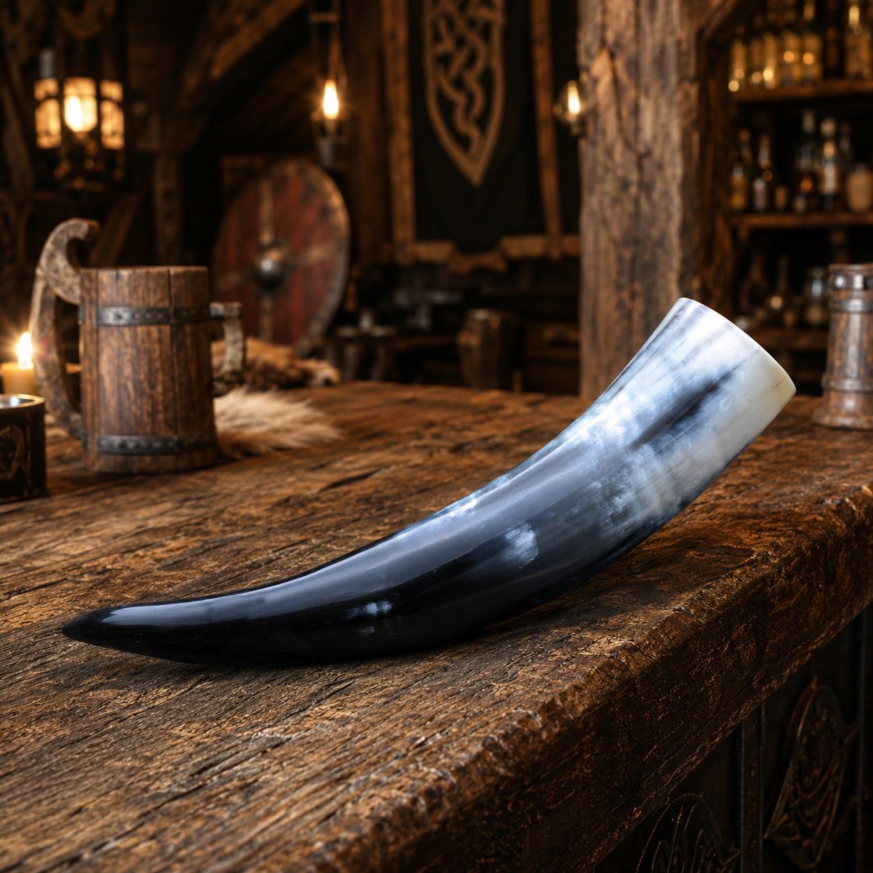 Viking Mug - Viking Drinking Horn, LARP Cup, Mead Horn, Medieval Gift for Men