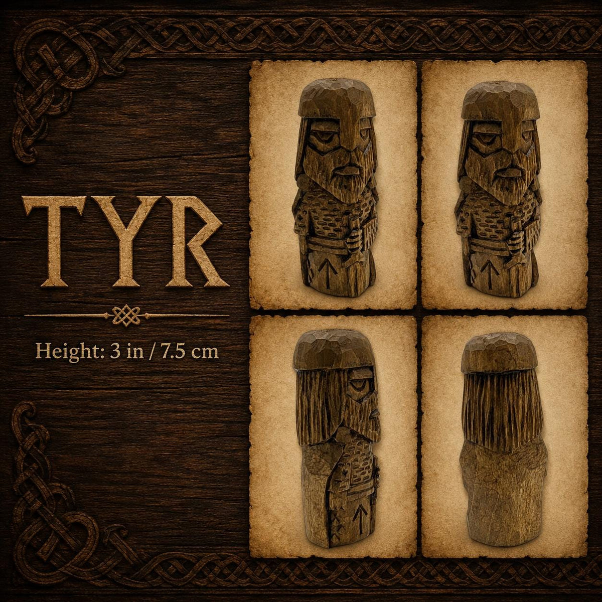 Viking Home Decor - Norse Gods Wood carving Pagan Home Decor Asatru Viking gifts Nordic decor Altar