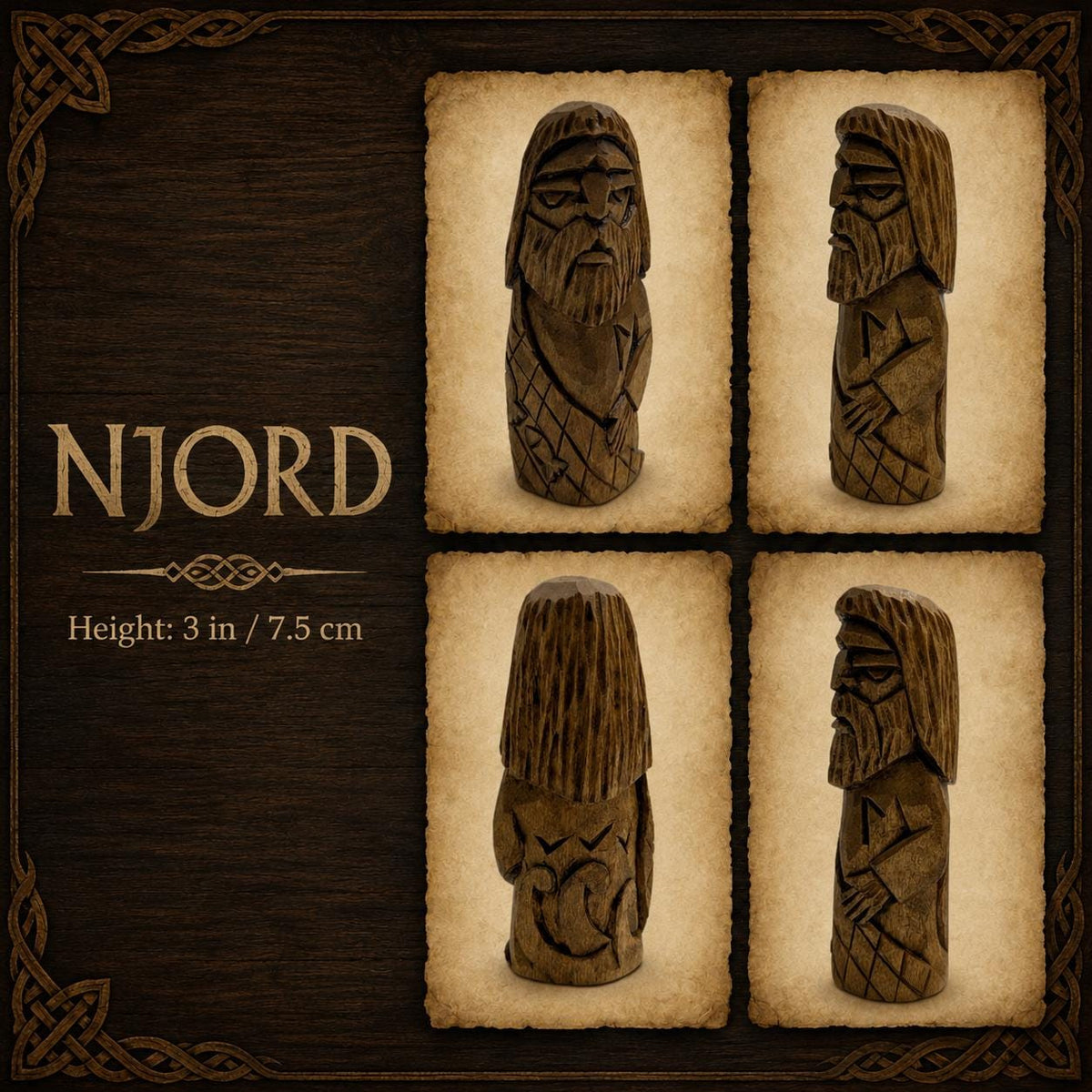 Viking Home Decor - Norse Gods Wood carving Pagan Home Decor Asatru Viking gifts Nordic decor Altar