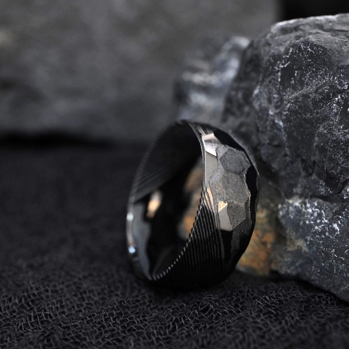 Viking Rune Ring Set of 3 · Norse Stainless Steel Band · Elder Futhark · Nordic Warrior Ring Men