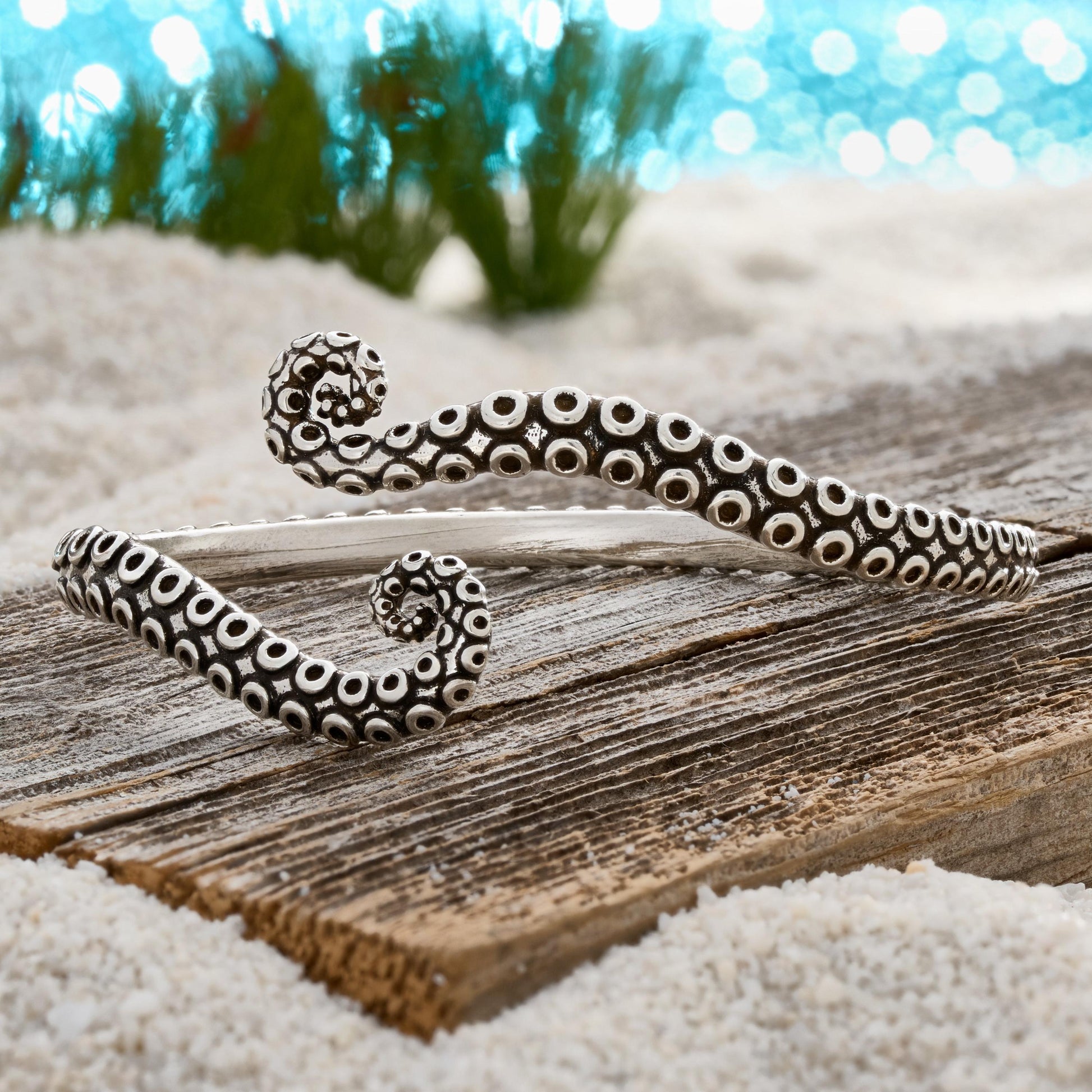 Viking Longship Ring, Oxidized Sterling Silver Band, Ocean Wave Jewelry