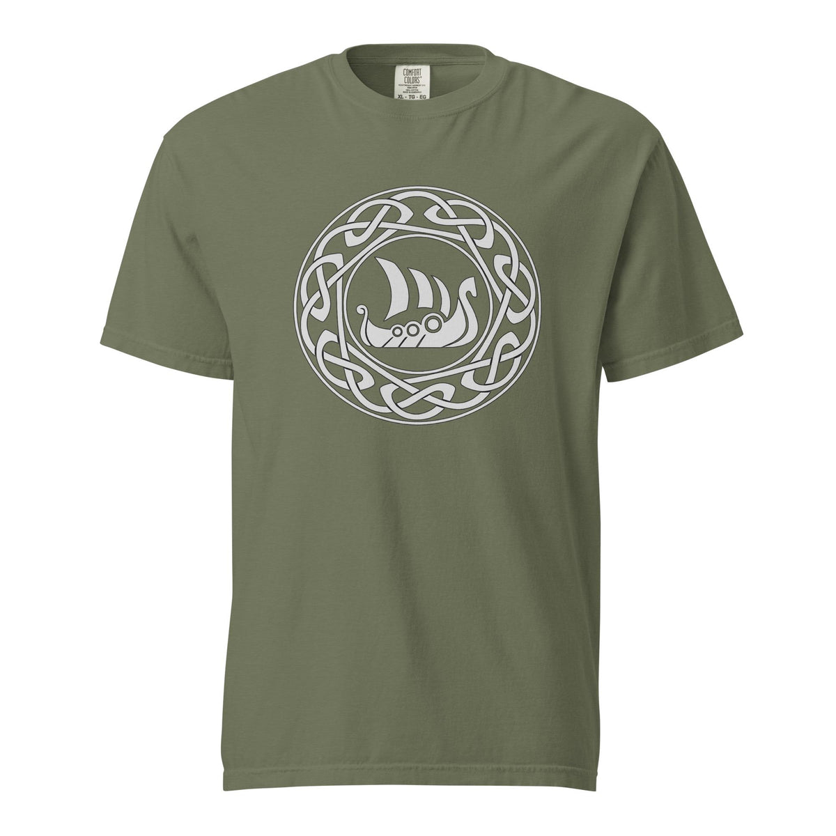Viking Longship T-Shirt - Viking Longship Shirt, Norse Viking Ship, Celtic Knot Mythology Tee