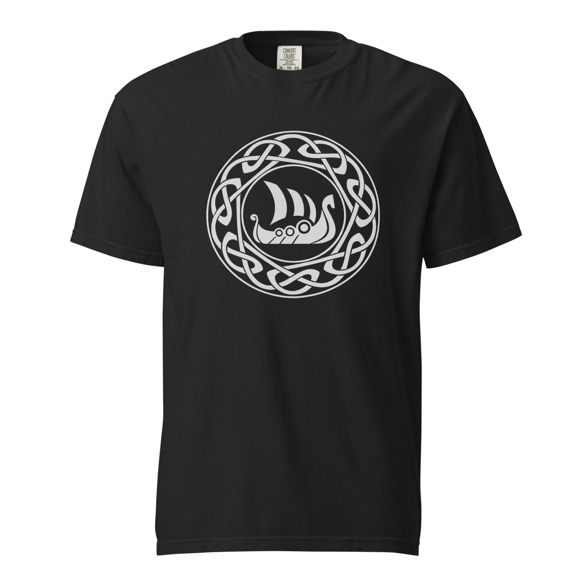 Viking Longship T-Shirt - Viking Longship Shirt, Norse Viking Ship, Celtic Knot Mythology Tee