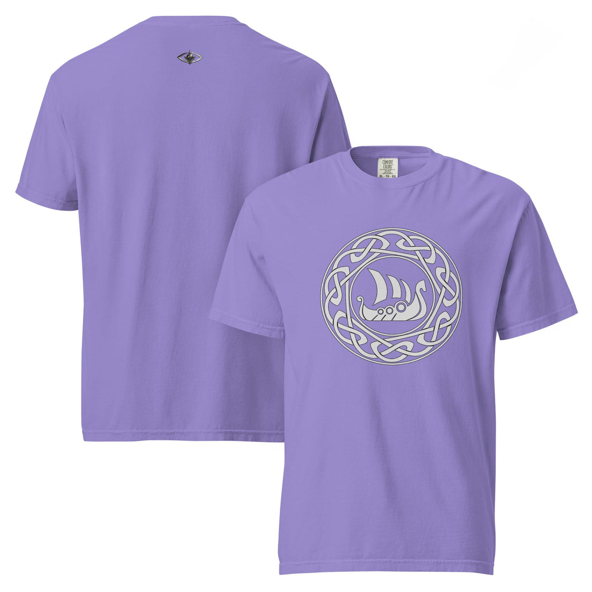 Viking Longship T-Shirt - Viking Longship Shirt, Norse Viking Ship, Celtic Knot Mythology Tee
