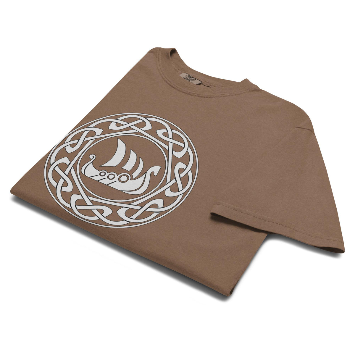 Viking Longship T-Shirt - Viking Longship Shirt, Norse Viking Ship, Celtic Knot Mythology Tee