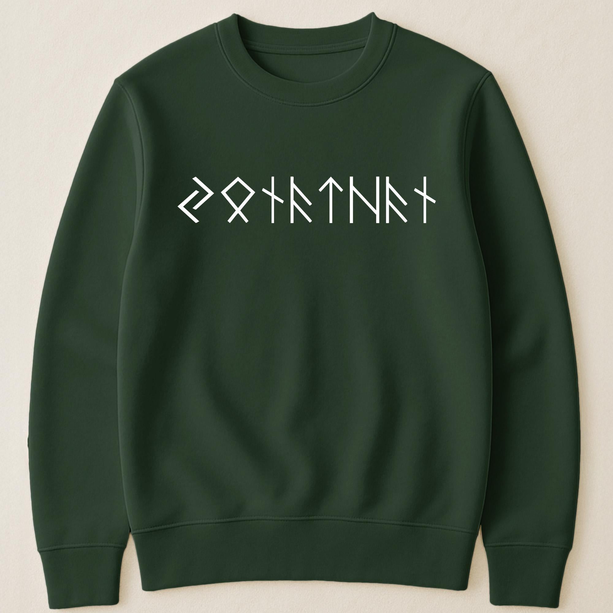 Viking Rune Home Decor - Custom Name In Runes Alphabet Viking Shirt, Personalized Futhark Runes