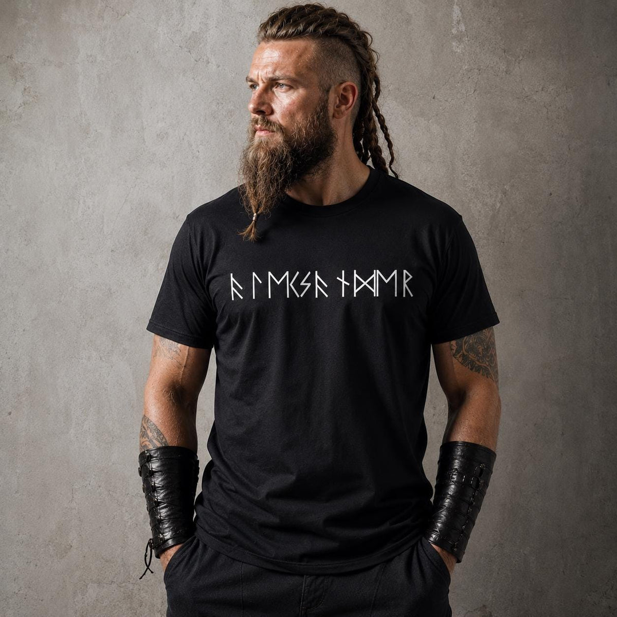 Viking Rune Home Decor - Custom Name In Runes Alphabet Viking Shirt, Personalized Futhark Runes