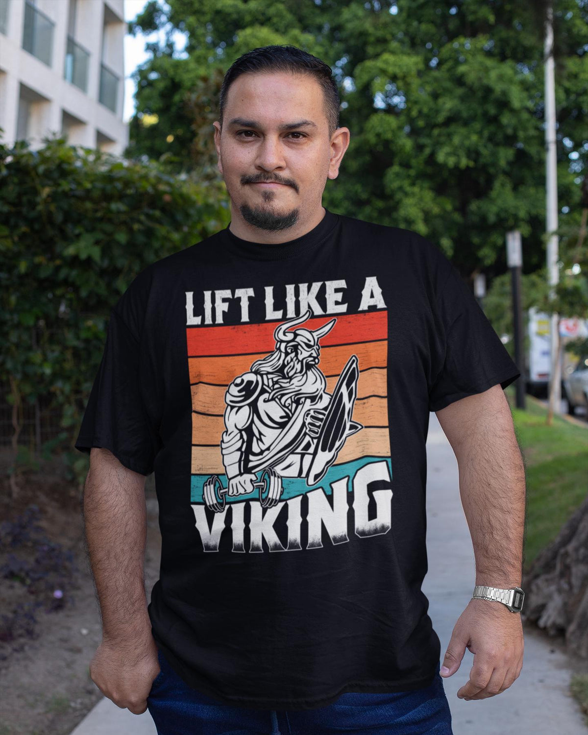Viking T-Shirt - Viking Blood Runs Through My Veins Shirt, Norse Warrior Tee, Viking Mythology