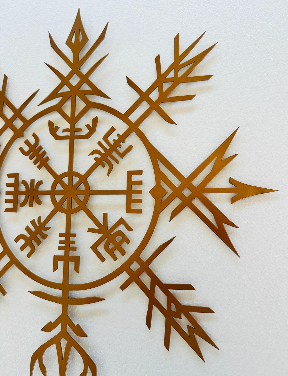 Viking Blanket - Norse Protection Symbol, Scandinavian Wall Hanging, Viking Decor