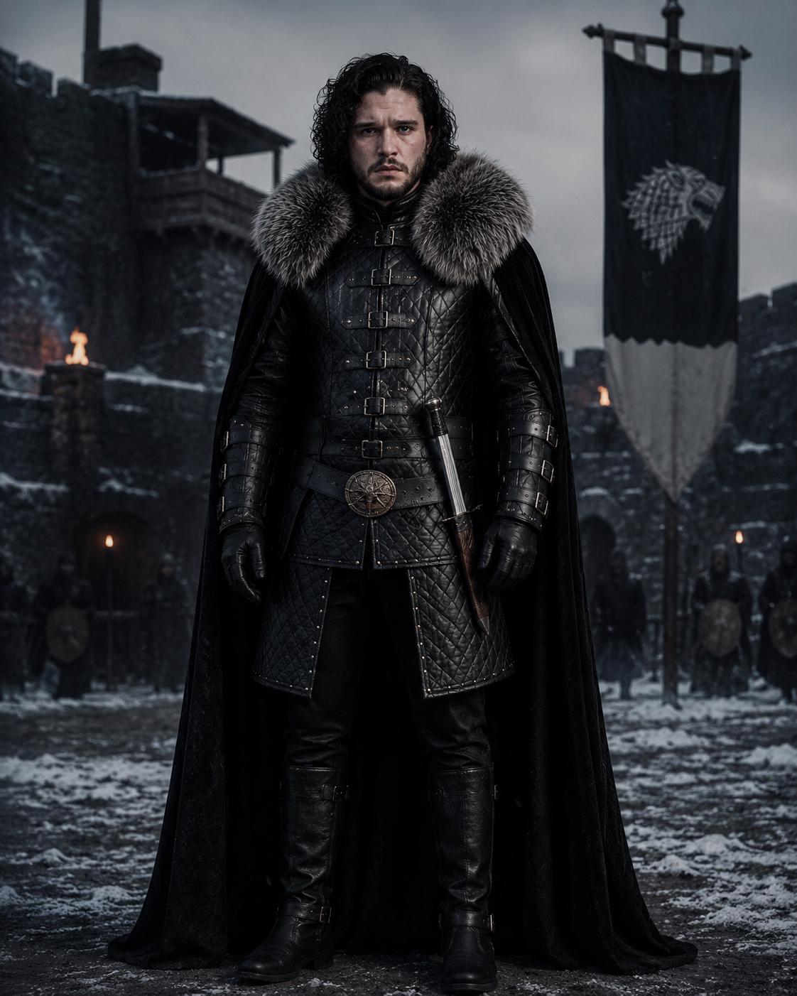 Viking Jacket - Viking Jarl Leather Coat Men Fur Collar Norse Warrior Medieval Fantasy Cosplay
