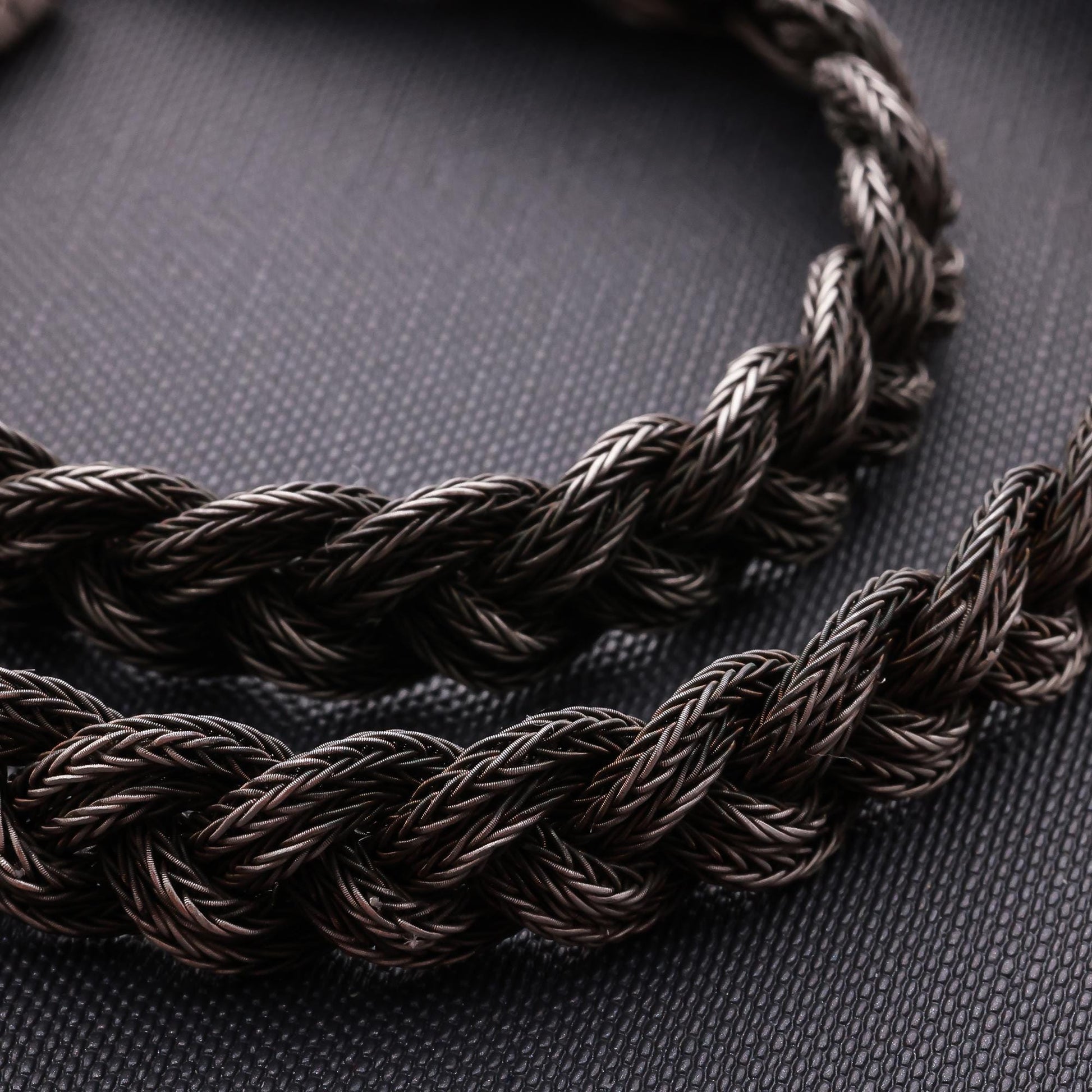 Viking Bracelet - 999 Sterling Silver Kazaziye Hand Braided Bracelet Men, Oxidized Woven Celtic