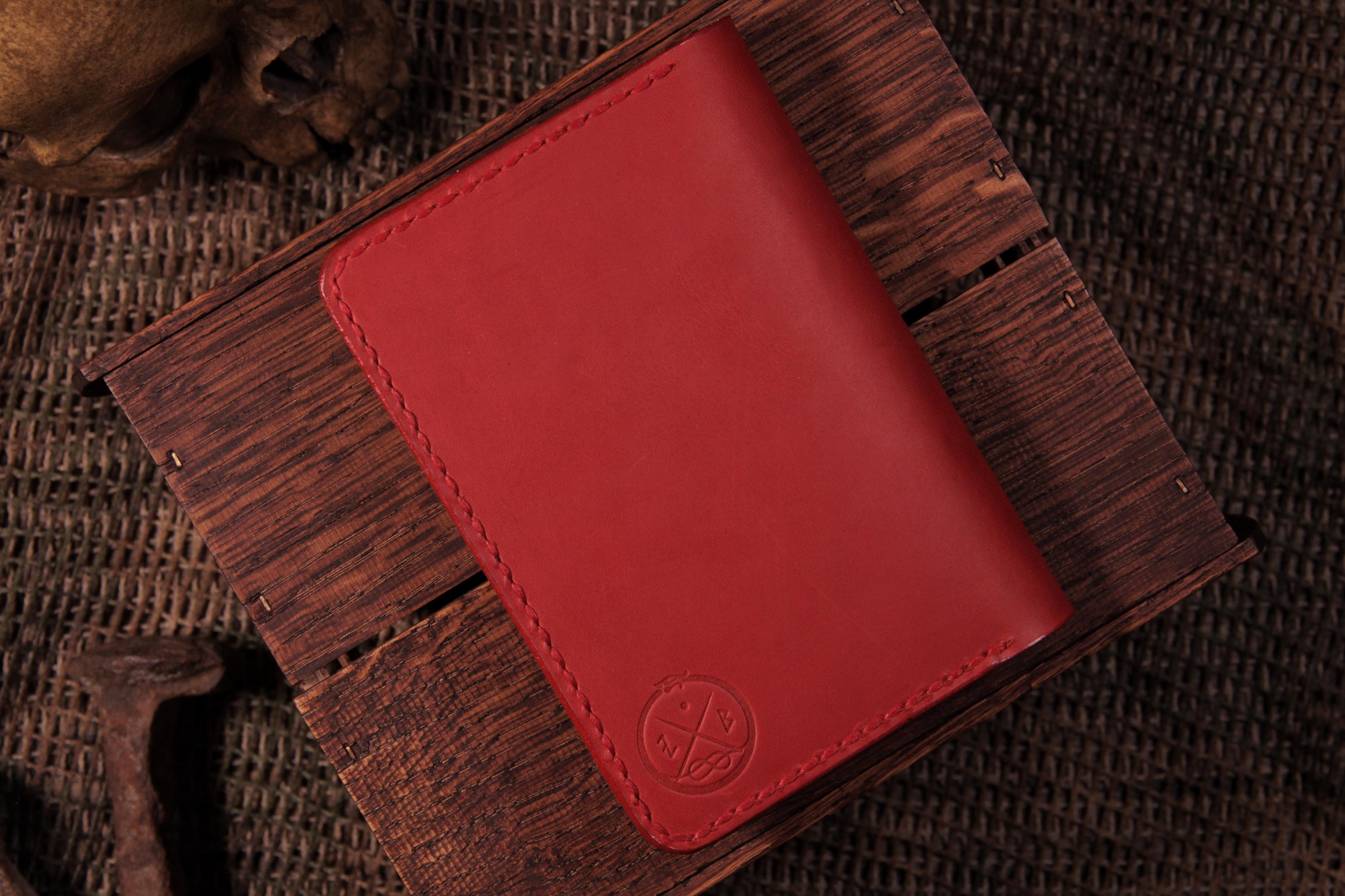 Viking Wolf Leather Accessory - Fenrir Leather Passport Cover: Personalized Viking Gift