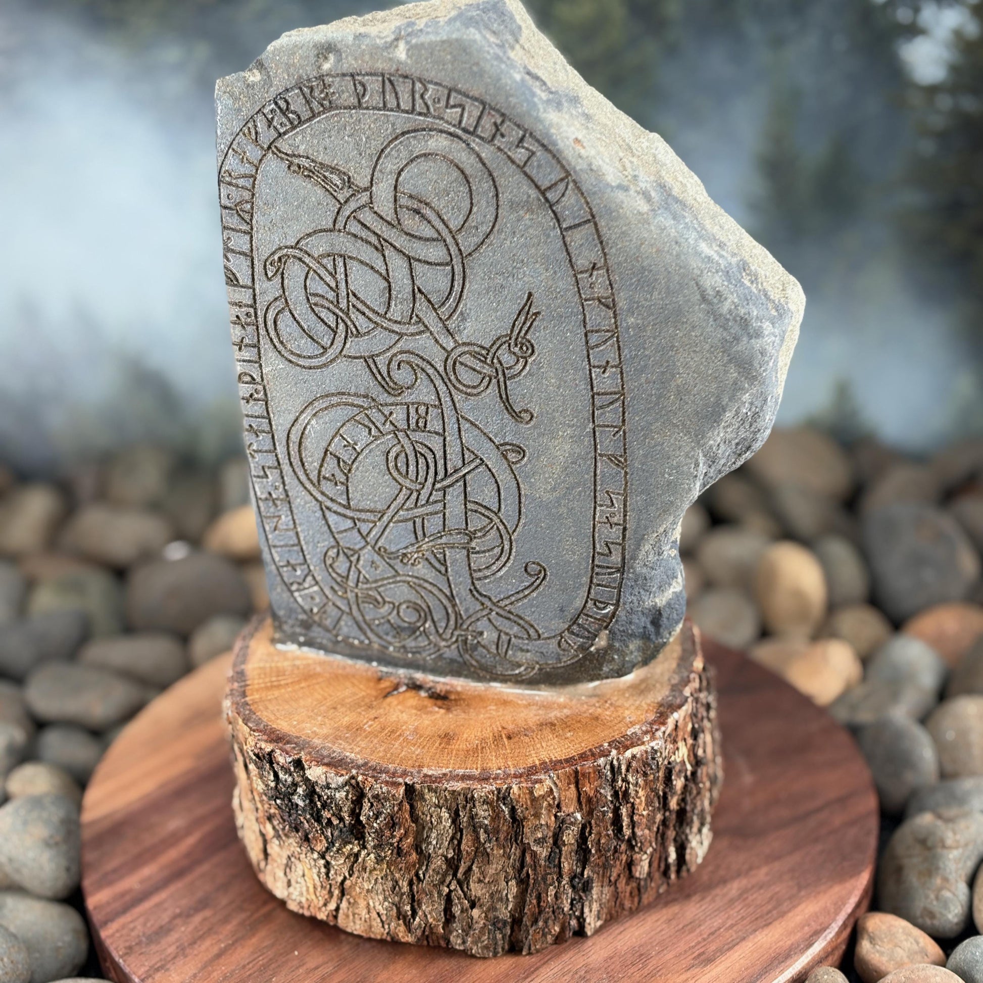 Viking Vegvisir Compass Blanket - Viking Vegvisir Tree of Life Wall Art, Norse Compass Raven Decor