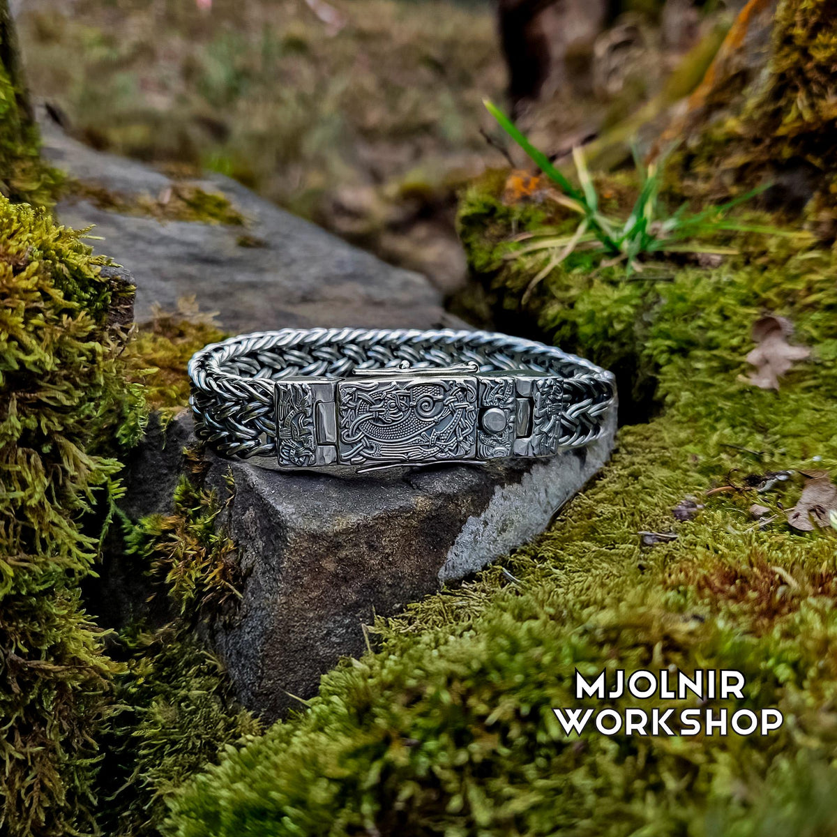 Viking Ring - Bronze Braided Viking Bracelet: Mammen Style Norse Arm Ring