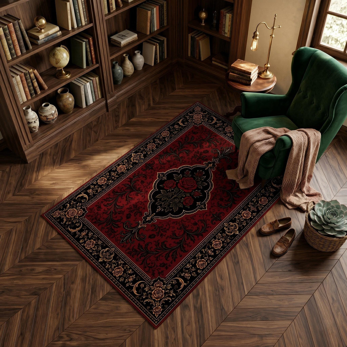 Viking Rug - Mythological Rug, Viking Rug, Viking Pattern, Scandinavian Myth, Nordic Mat, Helm of