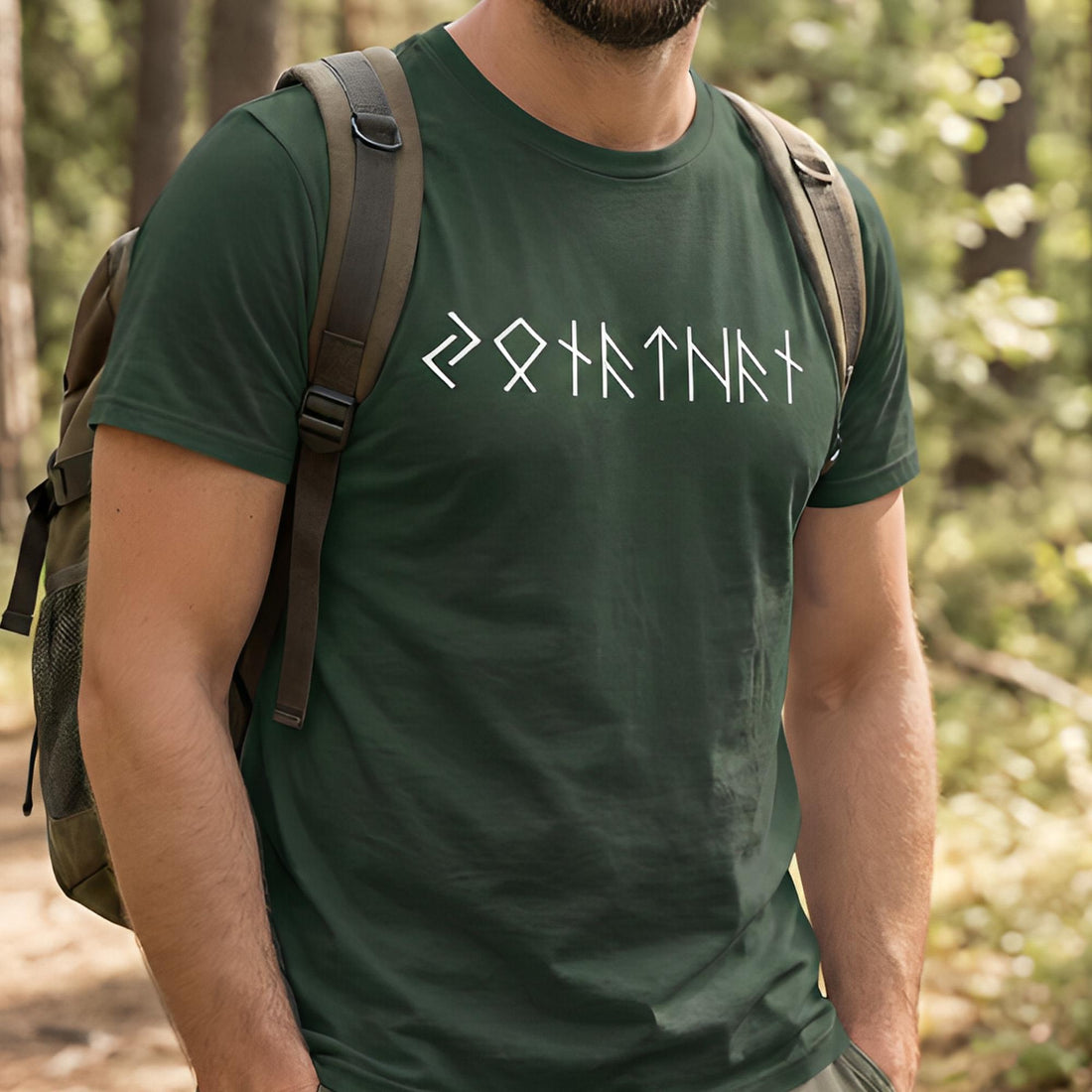 Viking Rune Home Decor - Custom Name In Runes Alphabet Viking Shirt, Personalized Futhark Runes