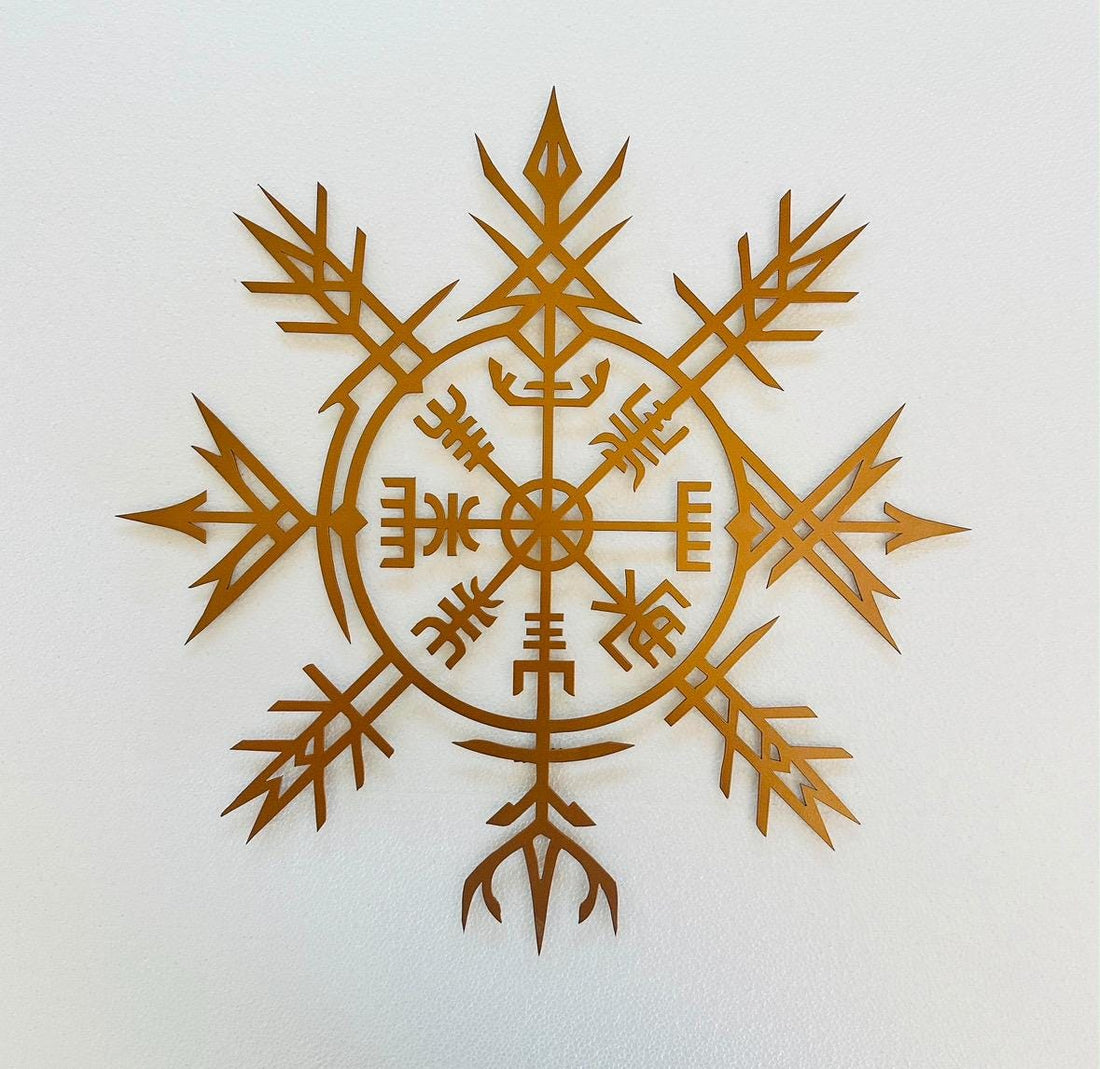 Viking Blanket - Norse Protection Symbol, Scandinavian Wall Hanging, Viking Decor