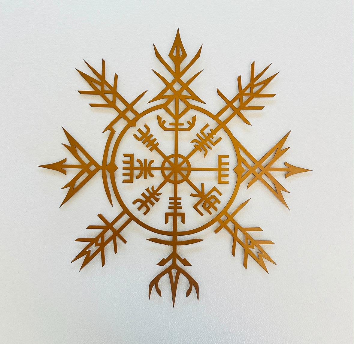 Viking Blanket - Norse Protection Symbol, Scandinavian Wall Hanging, Viking Decor