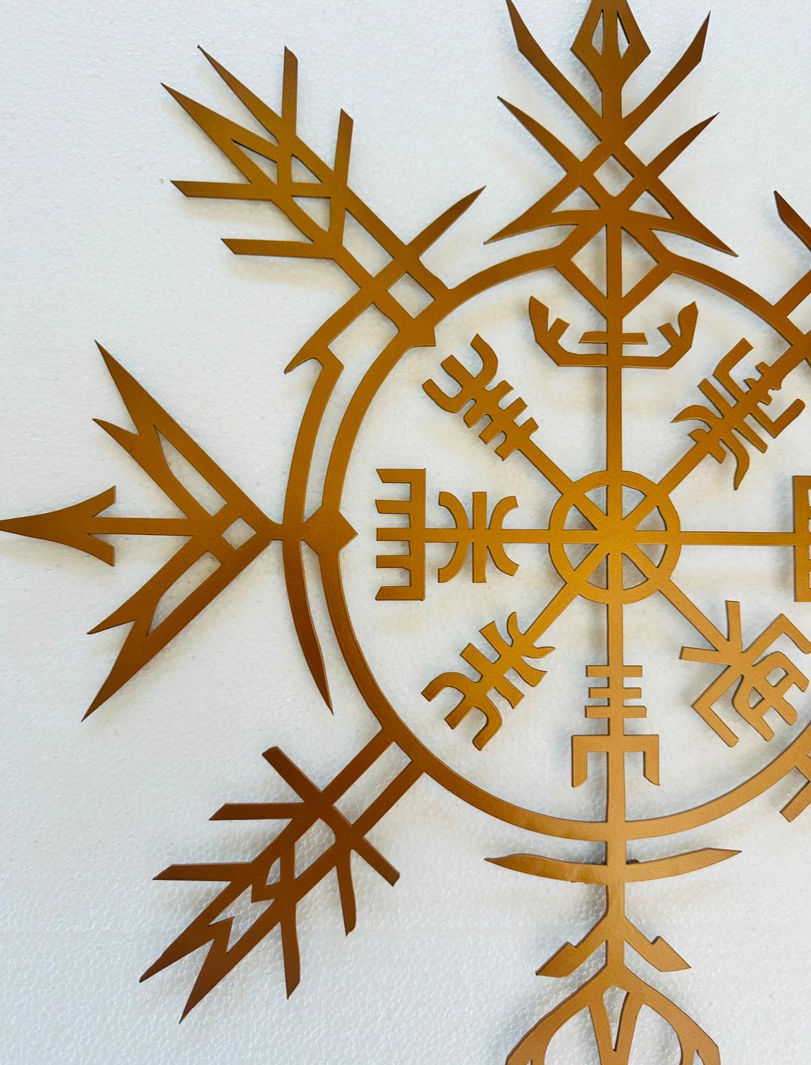 Viking Blanket - Norse Protection Symbol, Scandinavian Wall Hanging, Viking Decor