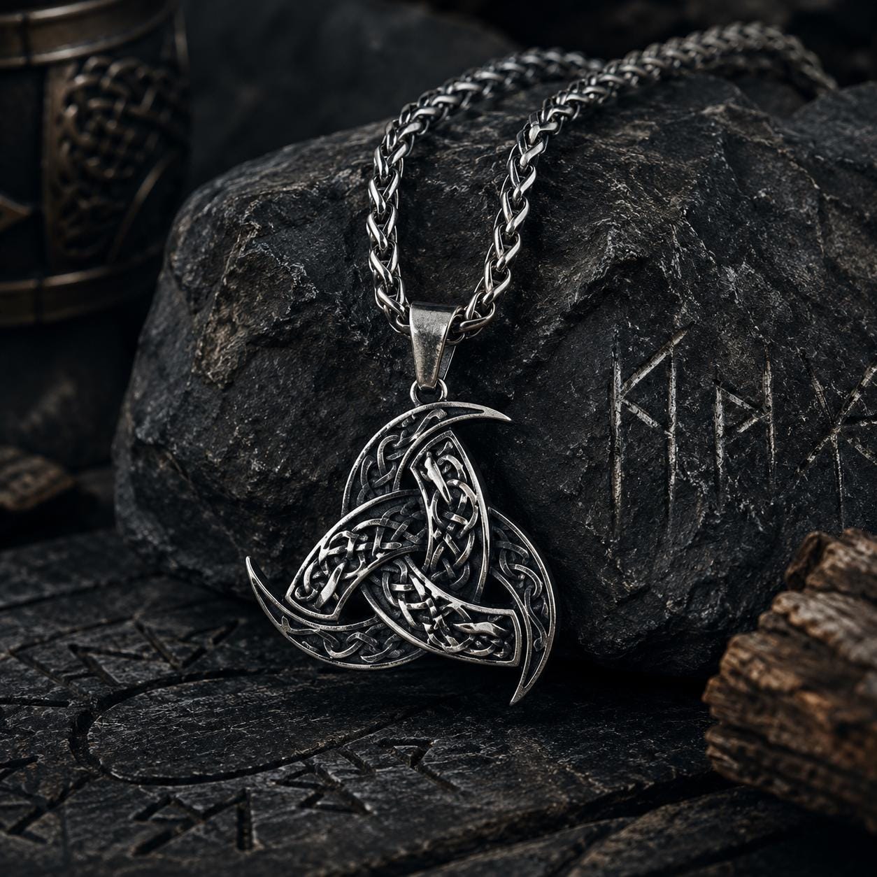 Viking Thor's Hammer Necklace - Thor's Hammer Necklace · Viking Mjolnir Pendant · Norse Rune