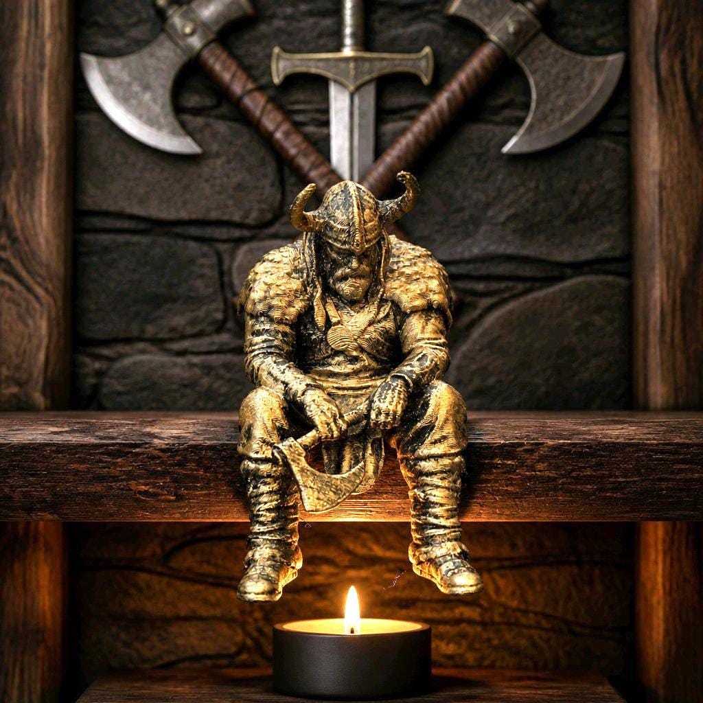 Viking Home Decor - Viking Guardian Wall Shelf stunning display shelf