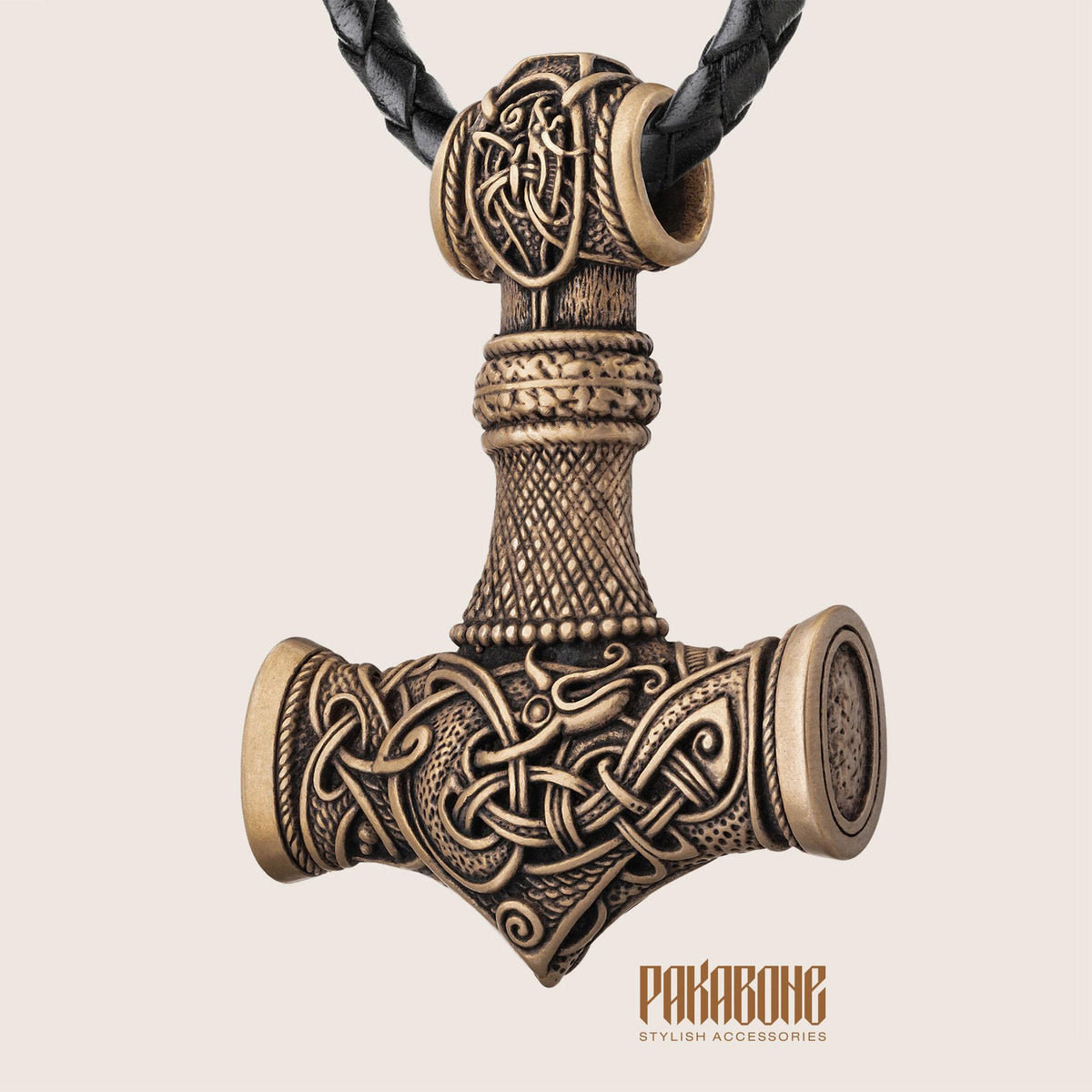Viking Thor's Hammer Necklace - Viking Pendant Mjolnir 925 Silver - Necklace Thor's Hammer with