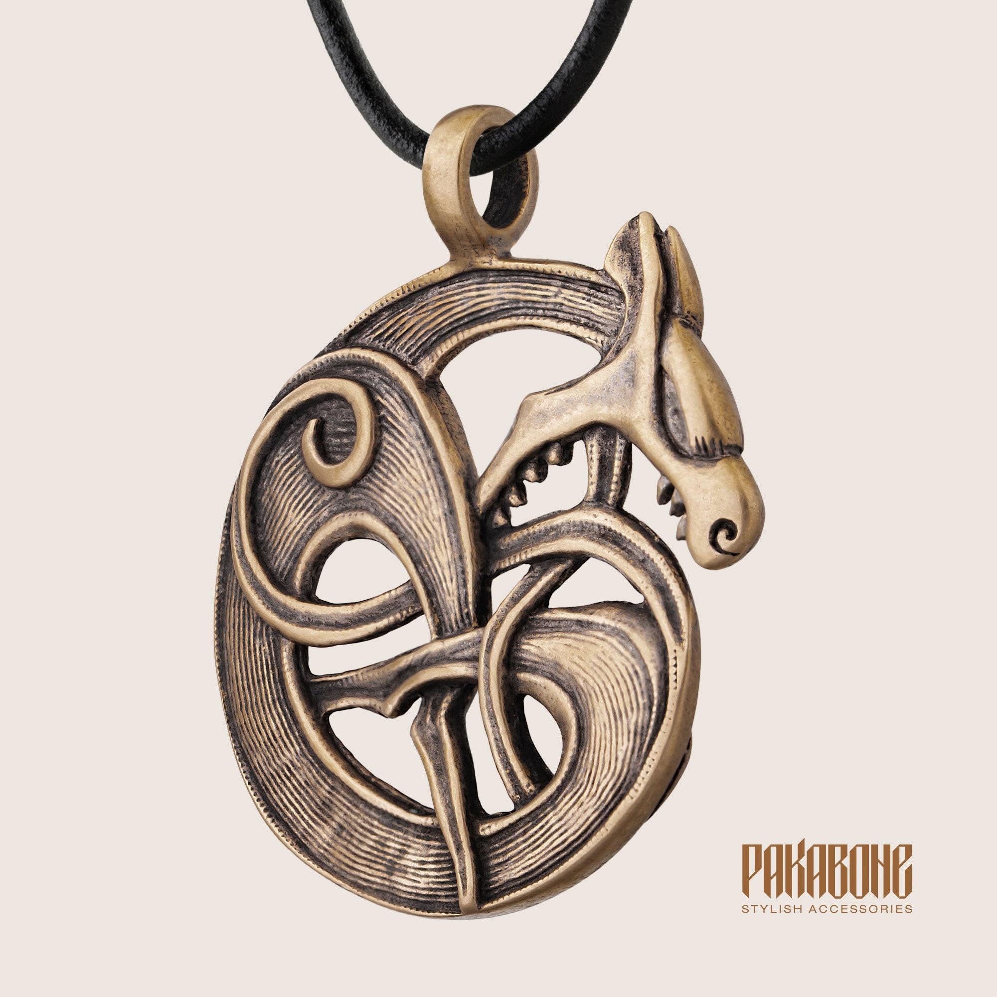 Viking Odin Necklace - Odin Raven Pendant Sterling Silver, Viking Wisdom Talisman, Huginn and