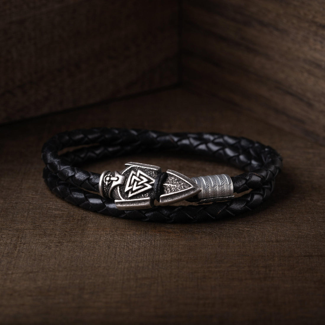 Viking Odin Bracelet - Viking Bracelet with Odin's Spear Gungnir Gift for Men and Women Norse