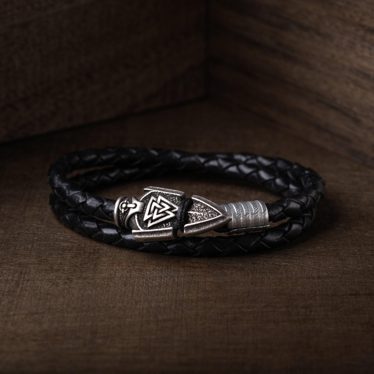 Viking Odin Bracelet - Viking Bracelet with Odin's Spear Gungnir Gift for Men and Women Norse