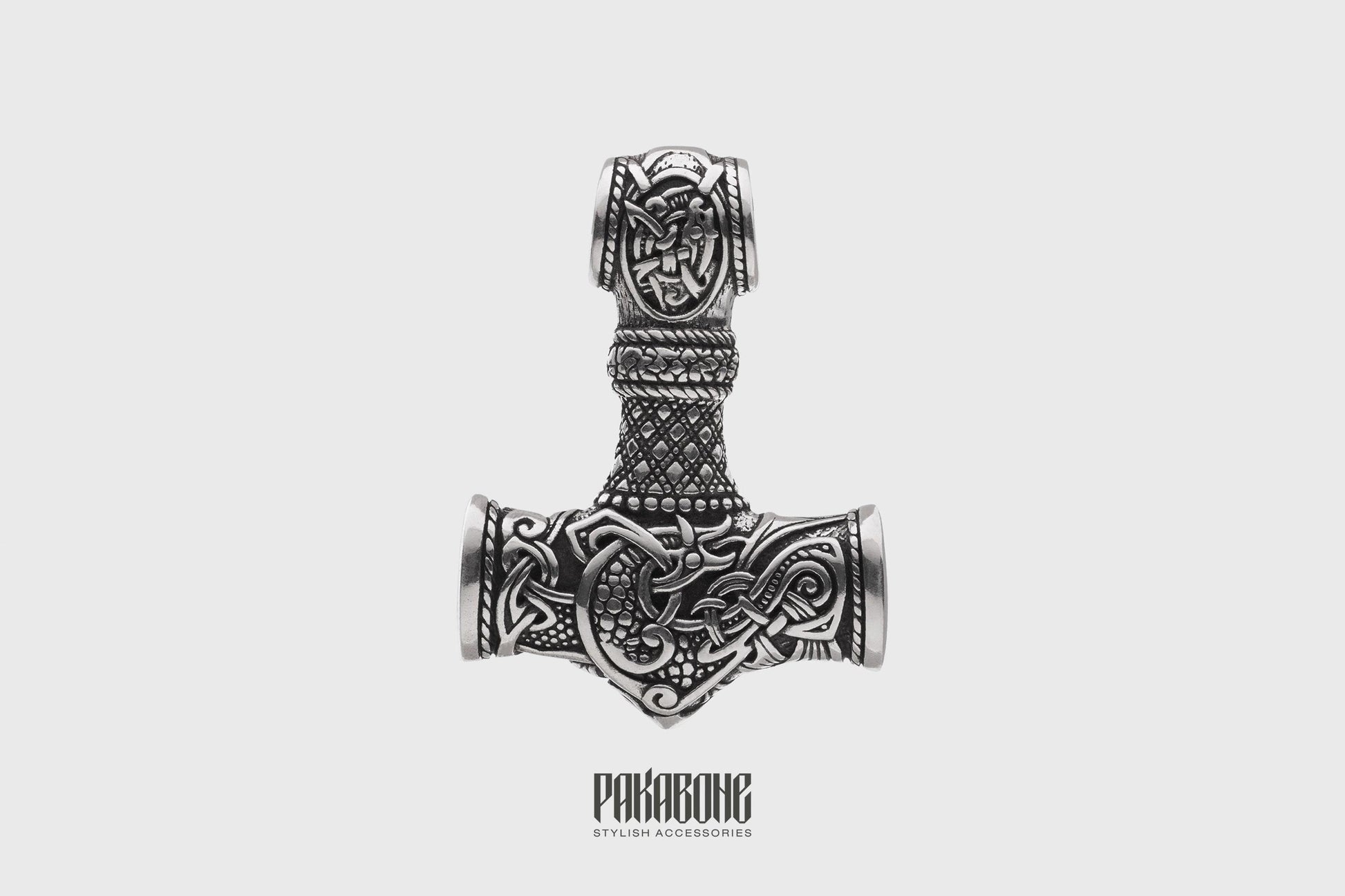 Viking Thor's Hammer Necklace - Viking Pendant Mjolnir 925 Silver - Necklace Thor's Hammer with