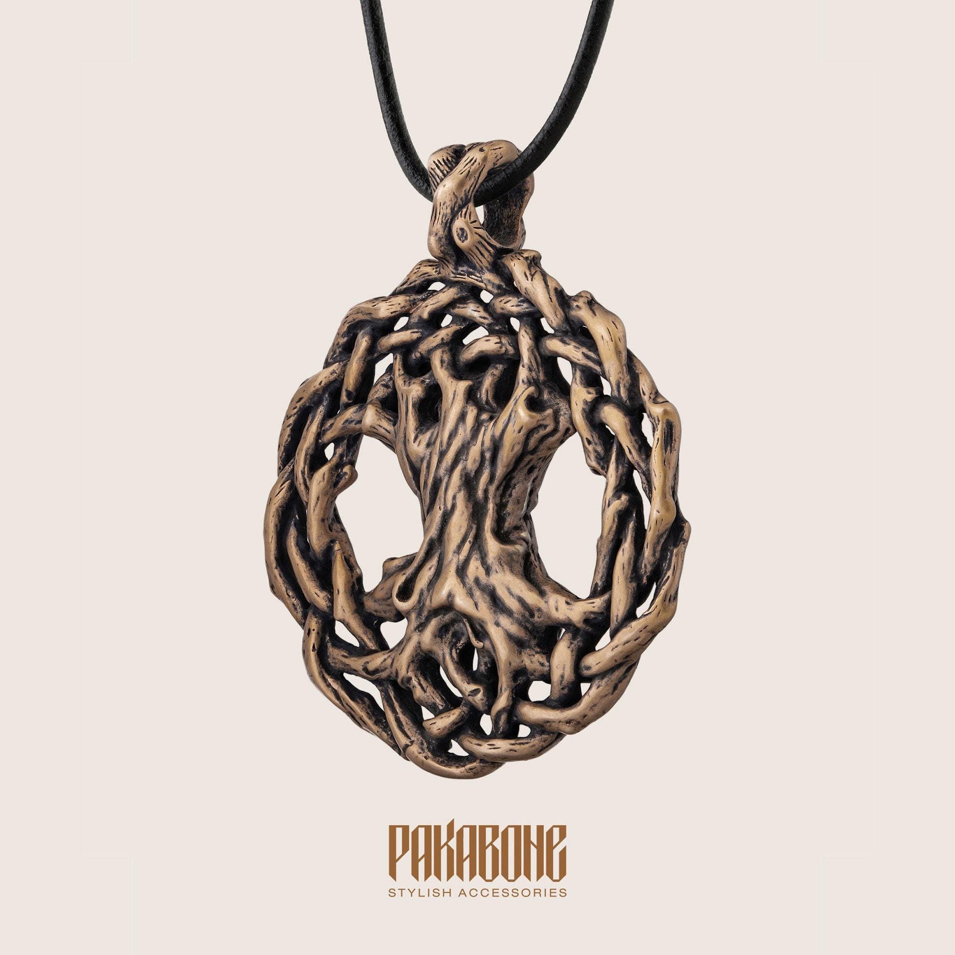 Viking Odin Necklace - Viking Necklace Odin's Spear Gungnir with Valknut Norse Pendant Gift for Men