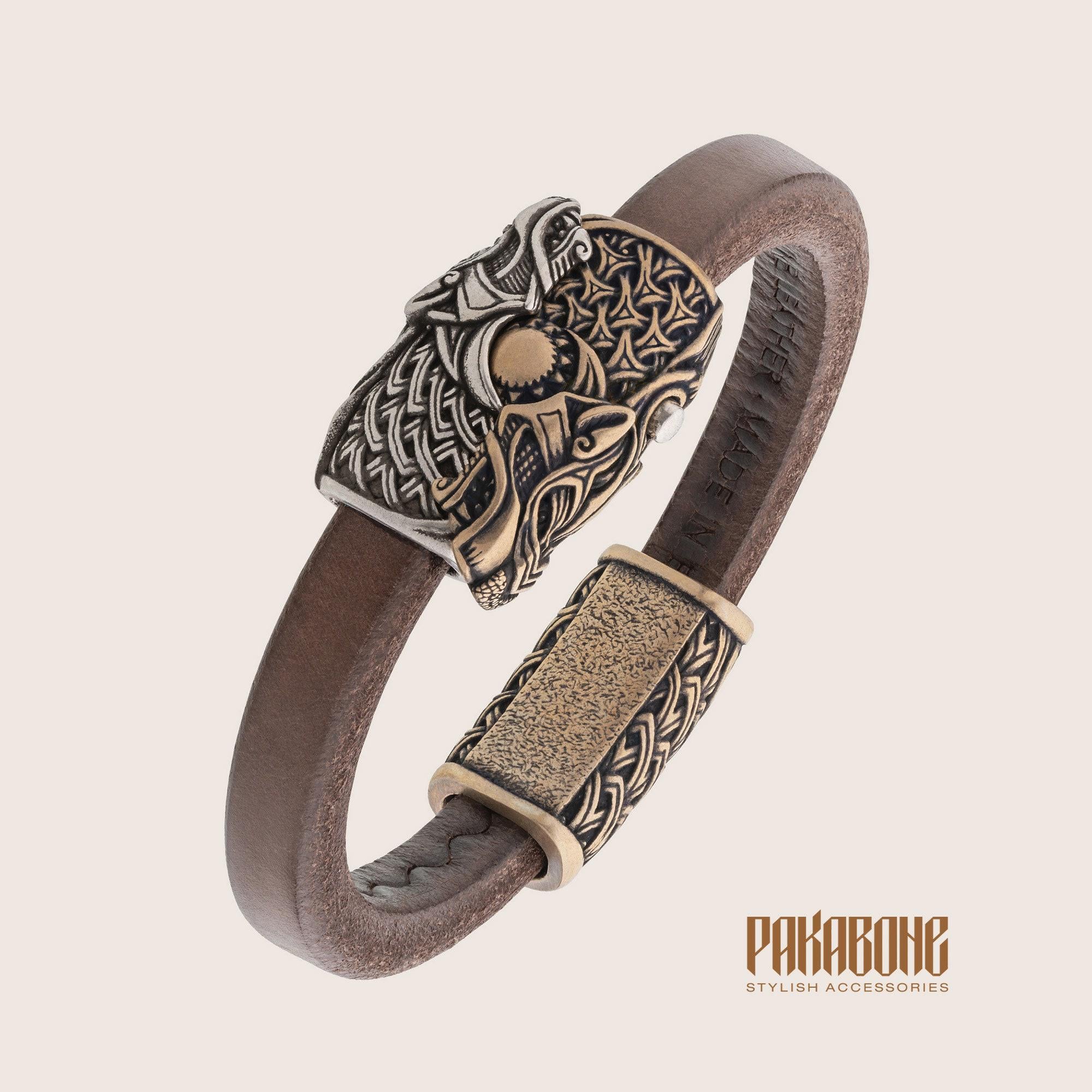 Viking Thor's Hammer Bracelet - Matching Viking Bracelet Set, Mjolnir Norse Couple Bracelets, His